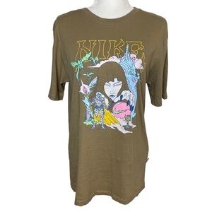 Nike Brown Anime Crystal Ball T‎ Shirt Small Shortsleeve